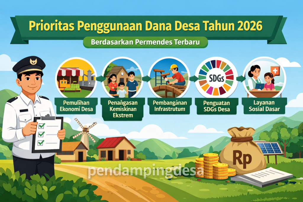Permendes Tentang Prioritas Penggunaan Dana Desa Tahun 2026 PDF