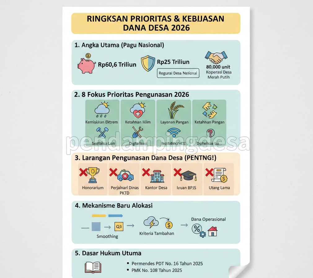 PMK terbaru Dana Desa 2026 PDF