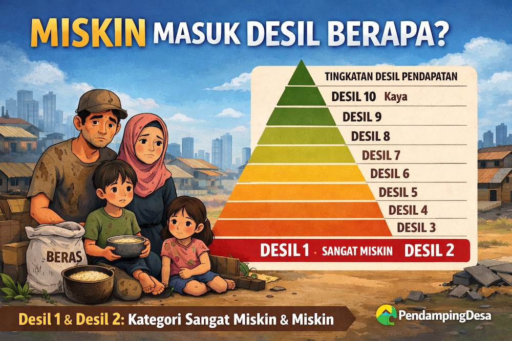 kategori miskin masuk desil berapa