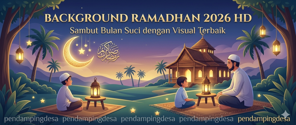 Background Ramadhan 2026 PNG