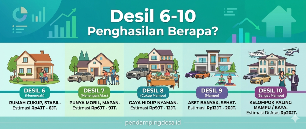 Desil 6-10 Penghasilan Berapa