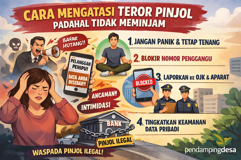 Cara Mengatasi Teror Pinjol Padahal Tidak Meminjam