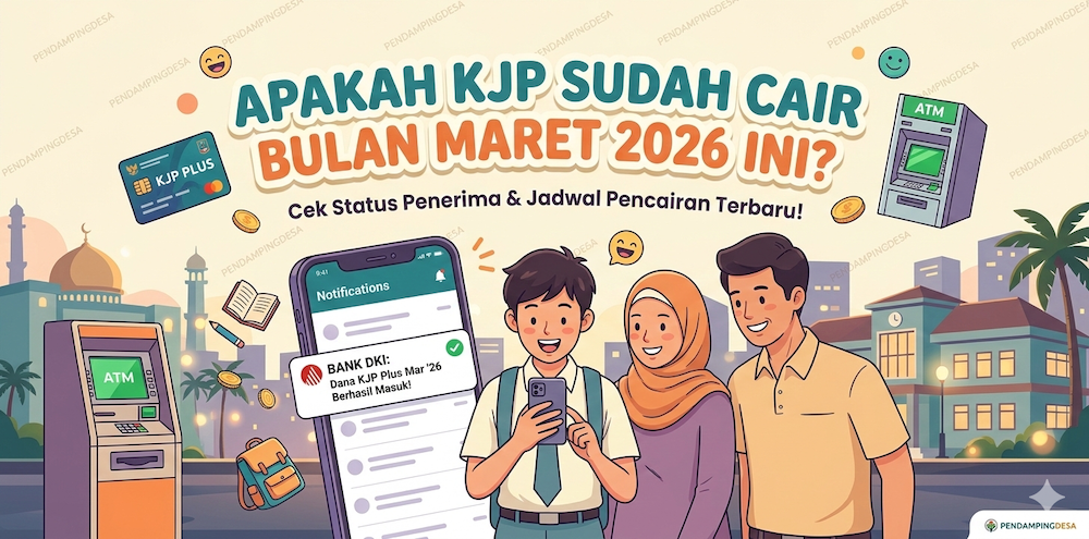 apakah kjp sudah cair bulan Maret 2026 ini?