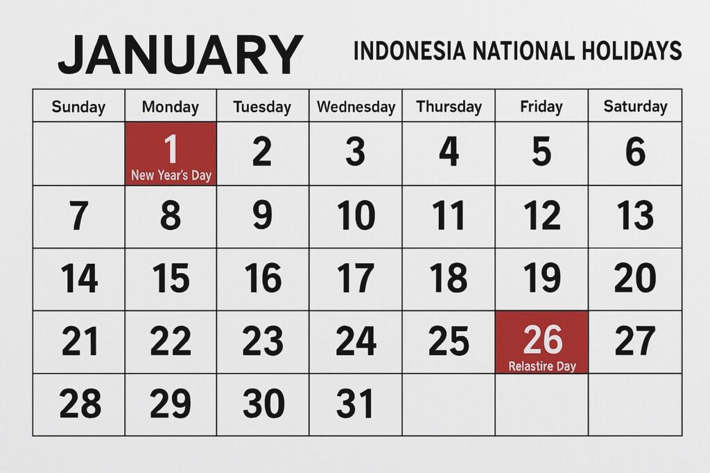 Cuti Bersama Kapan? Daftar Lengkap Hari Libur Nasional